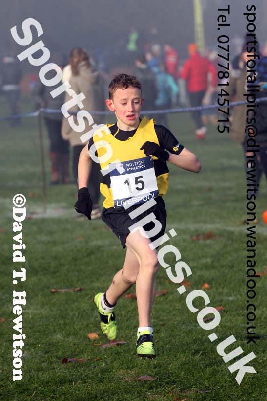 Boys and Girls under-11s, European Cross Country Trials, Sefton Park, Liverpool. Photo: David T. Hewitson/Sports for All Pics